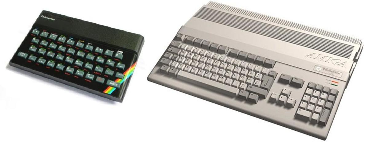 Two classic machines from the 8-bit and 16-bit eras