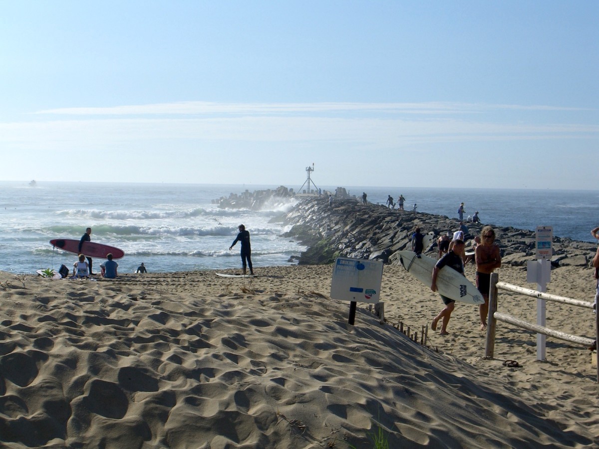 Surfing isn't the only popular activity at Manasquan Inlet. There's great fishing here too!