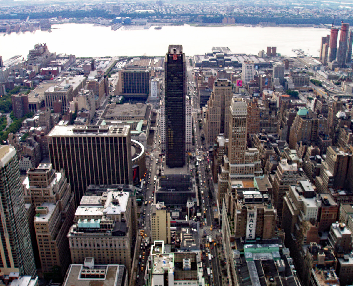 View from the Empire State Building. 