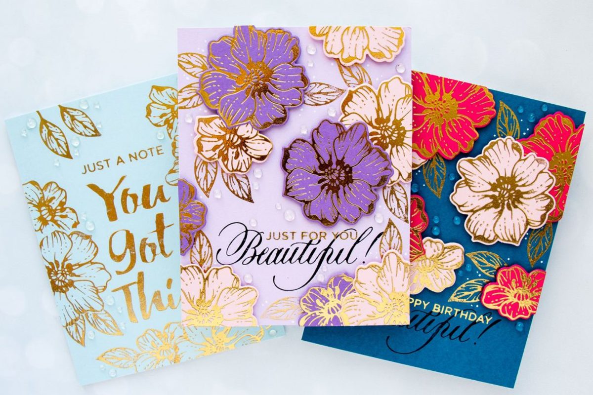 Hot foiling adds a new dimension to all of your paper crafts.
