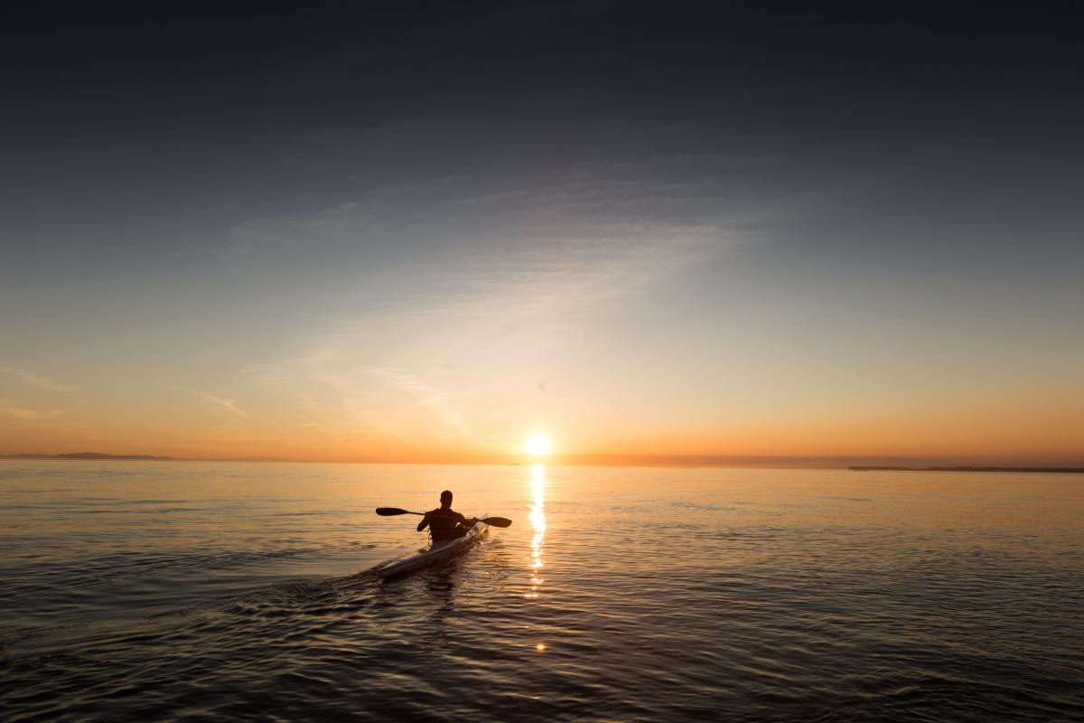 Kayaking on huge lakes and oceans can be beautiful...and fatal. 