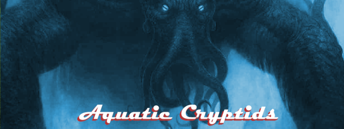 Aquatic cryptids are creatures that creep around waterways.