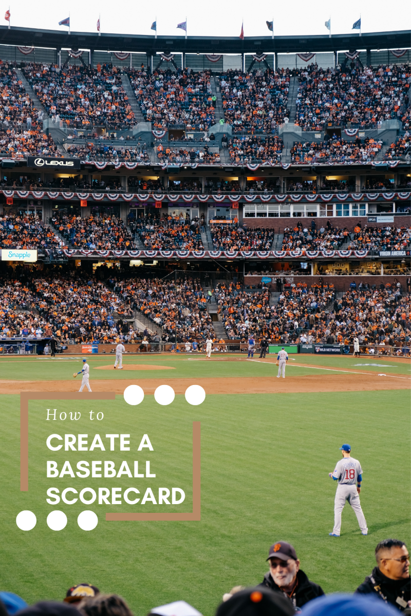 Read this guide on how to make a scorecard for baseball. 