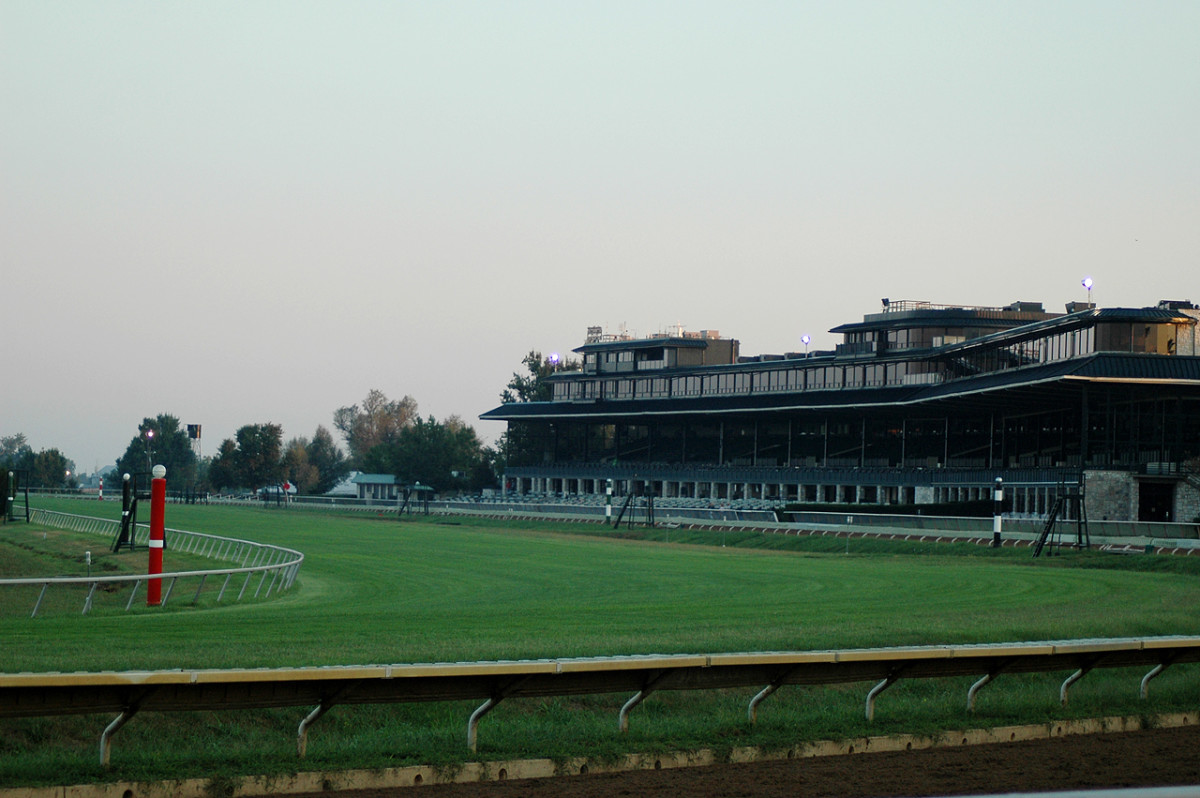 Keeneland Race Course in the early morning.