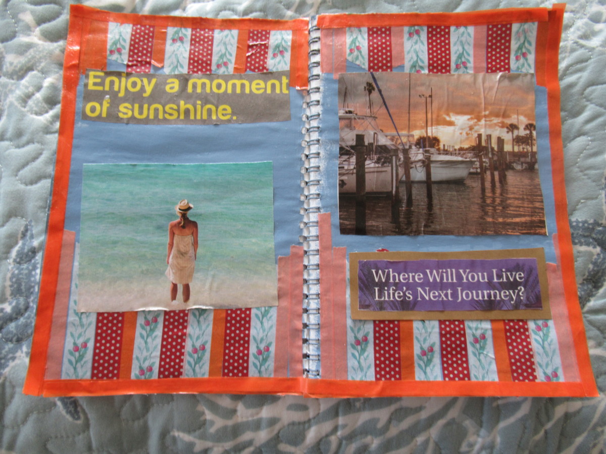 Scrapbook Kit Review & Crafting A Summer Junk Journal Page 