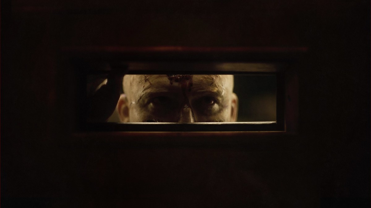 The haunting eyes of Rory Kinnear's naked forest stalker in "Men."