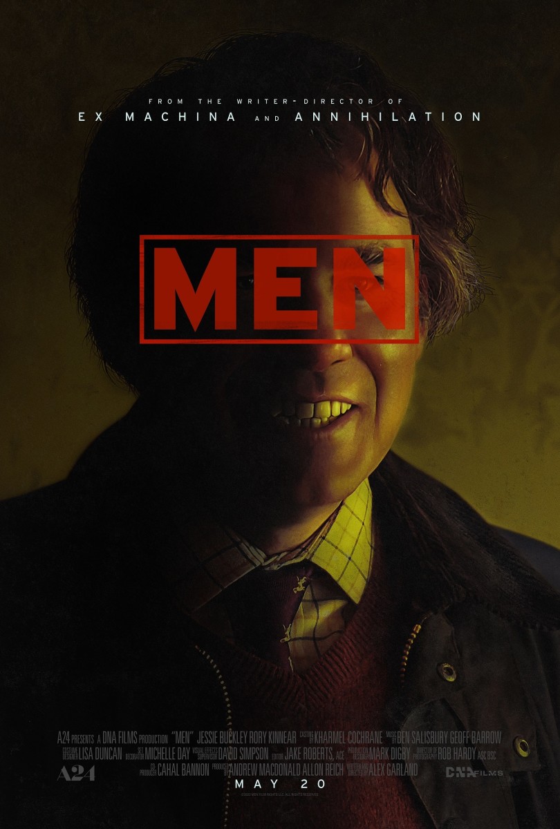 The official payoff poster for "Men."