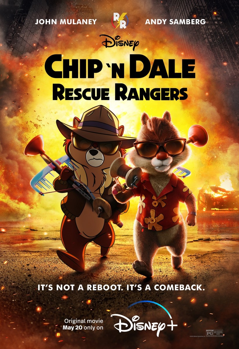 The official payoff poster for, "Chip 'n Dale: Rescue Rangers."