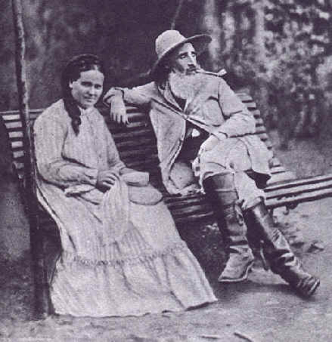 CAMILLE PISSARRO & HIS WIFE IN 1877
