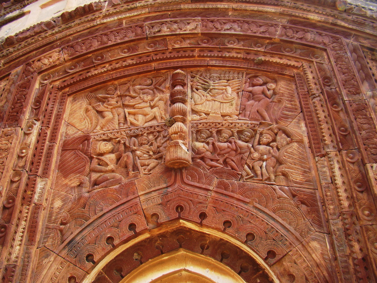 Ramayana 5 : Another panel showing the battle between Rama and Ravana