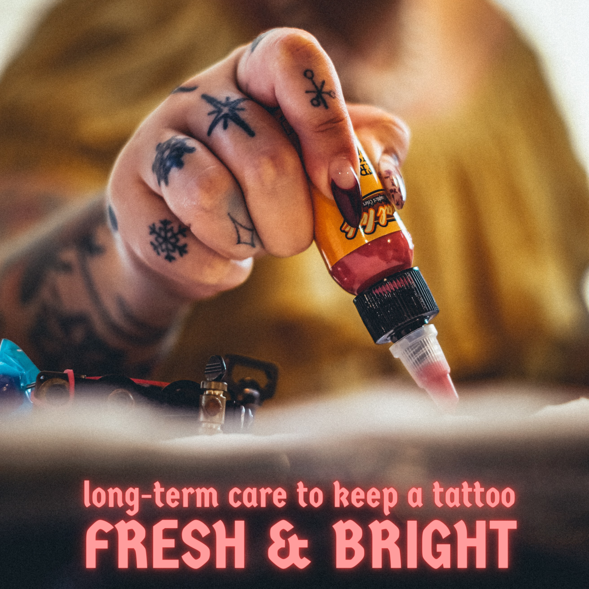 Long-term care to keep a tattoo fresh and bright.