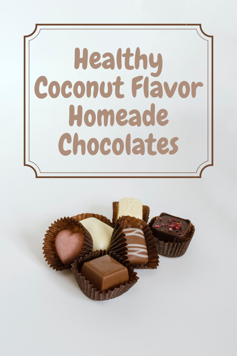 Healthy Coconut Flavor Homemade Chocolates