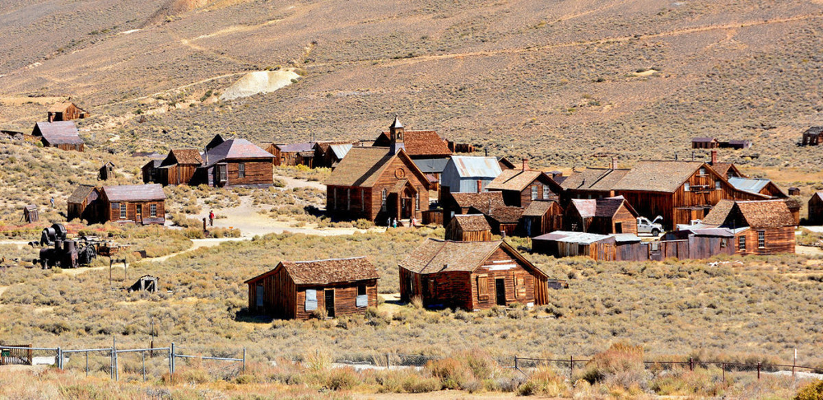 Bodie, California is a state-protected ghost town and the perfect type of place to live by yourself, if you want to feel like you are going to live for hundreds of years (in perceived lifespan).
