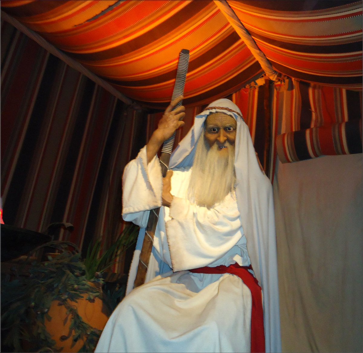 Longest Living Human:  An artist's rendering of Methuselah, the longest-living man in the Holy Bible. He lived 969 years, according to biblical sources.