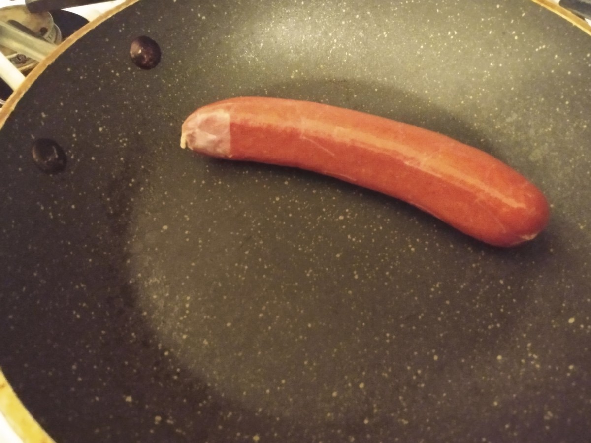 Frying is my favorite way to prepare sausages.
