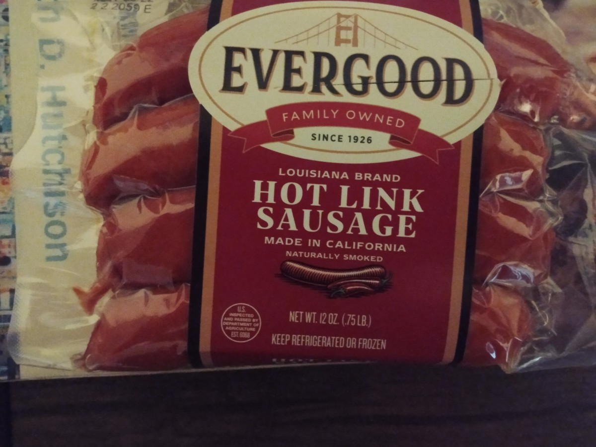 Evergood hot link sausages
