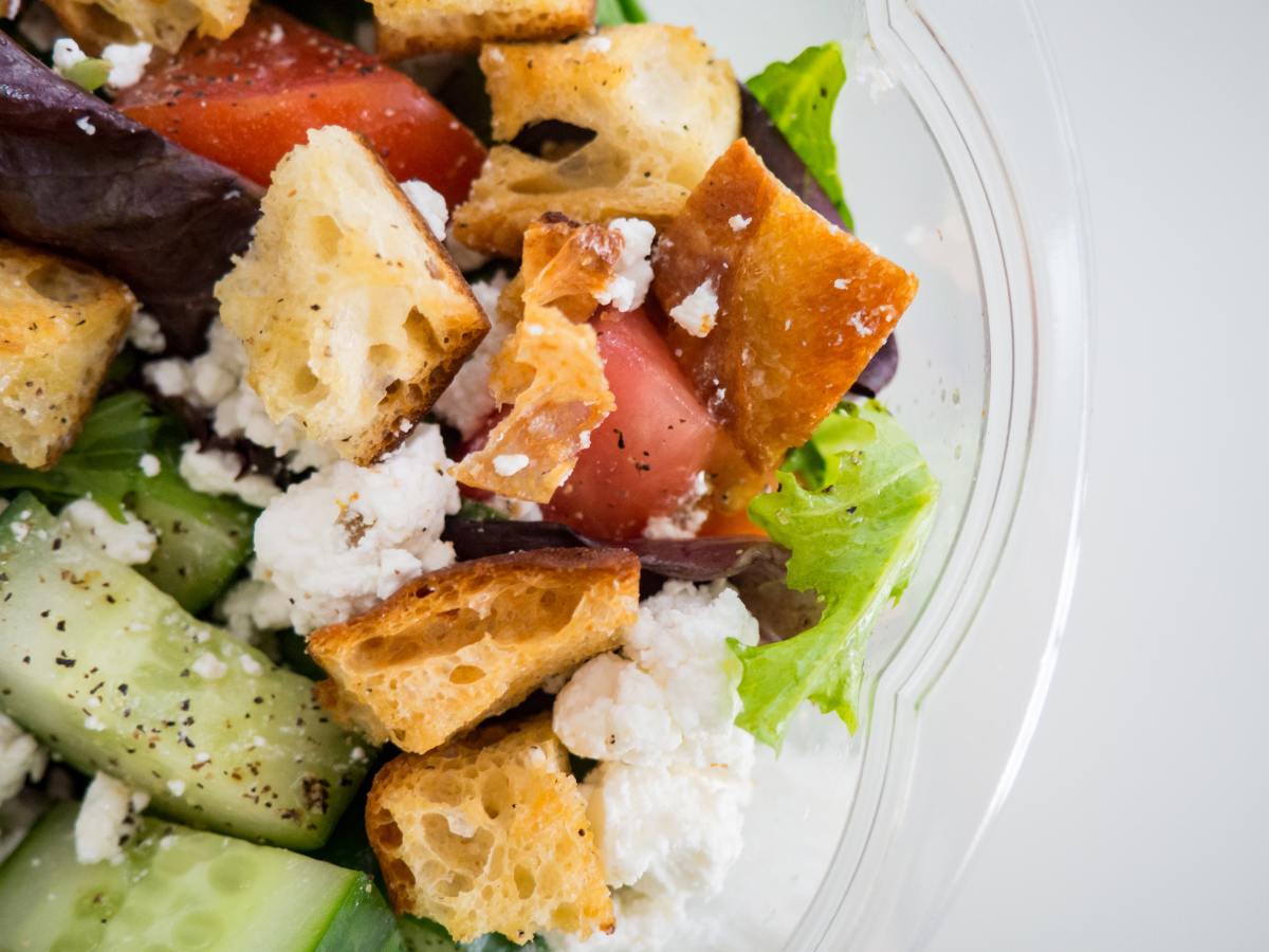 A delicious Greek salad