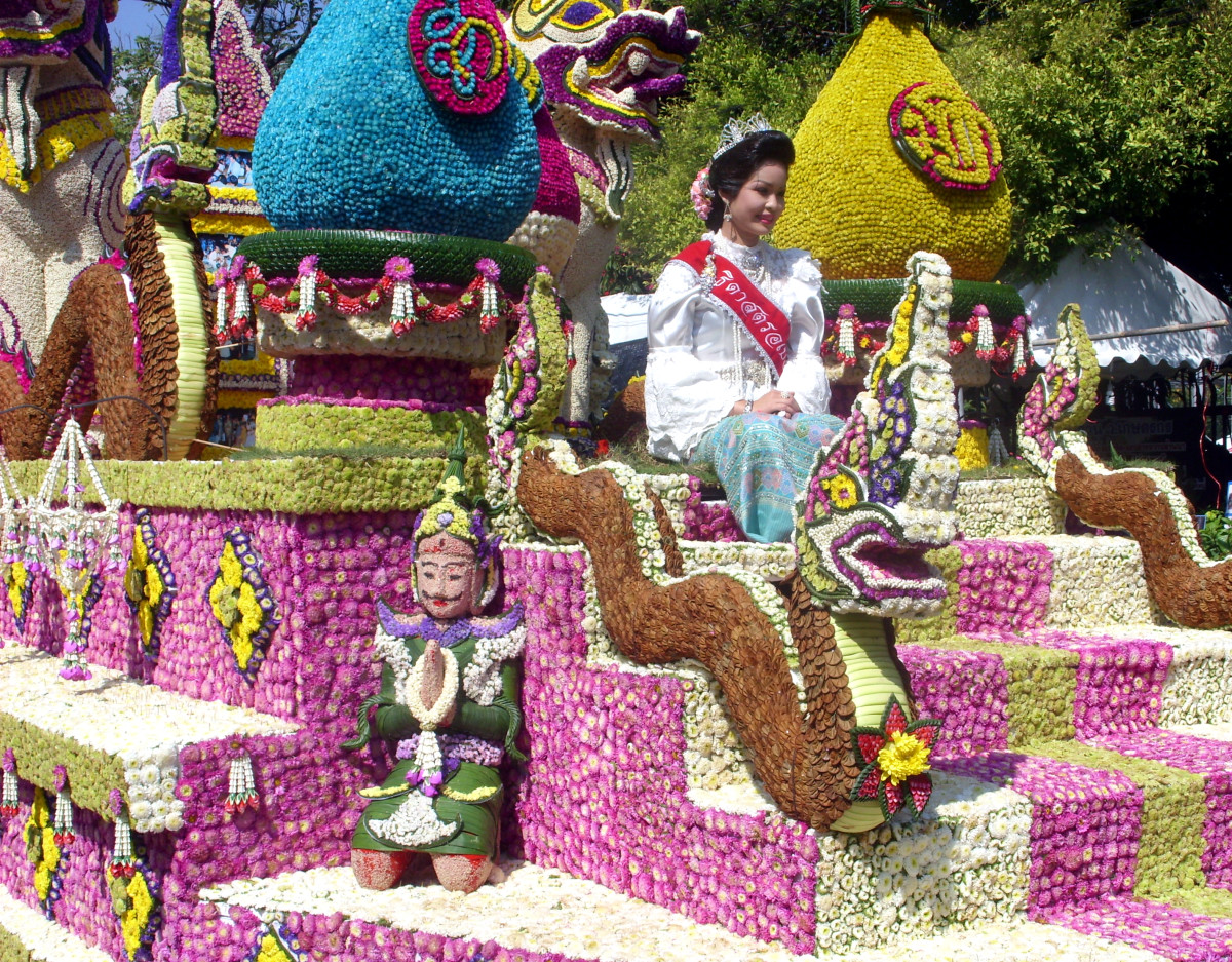 The Chiang Mai Flower Festival in Thailand