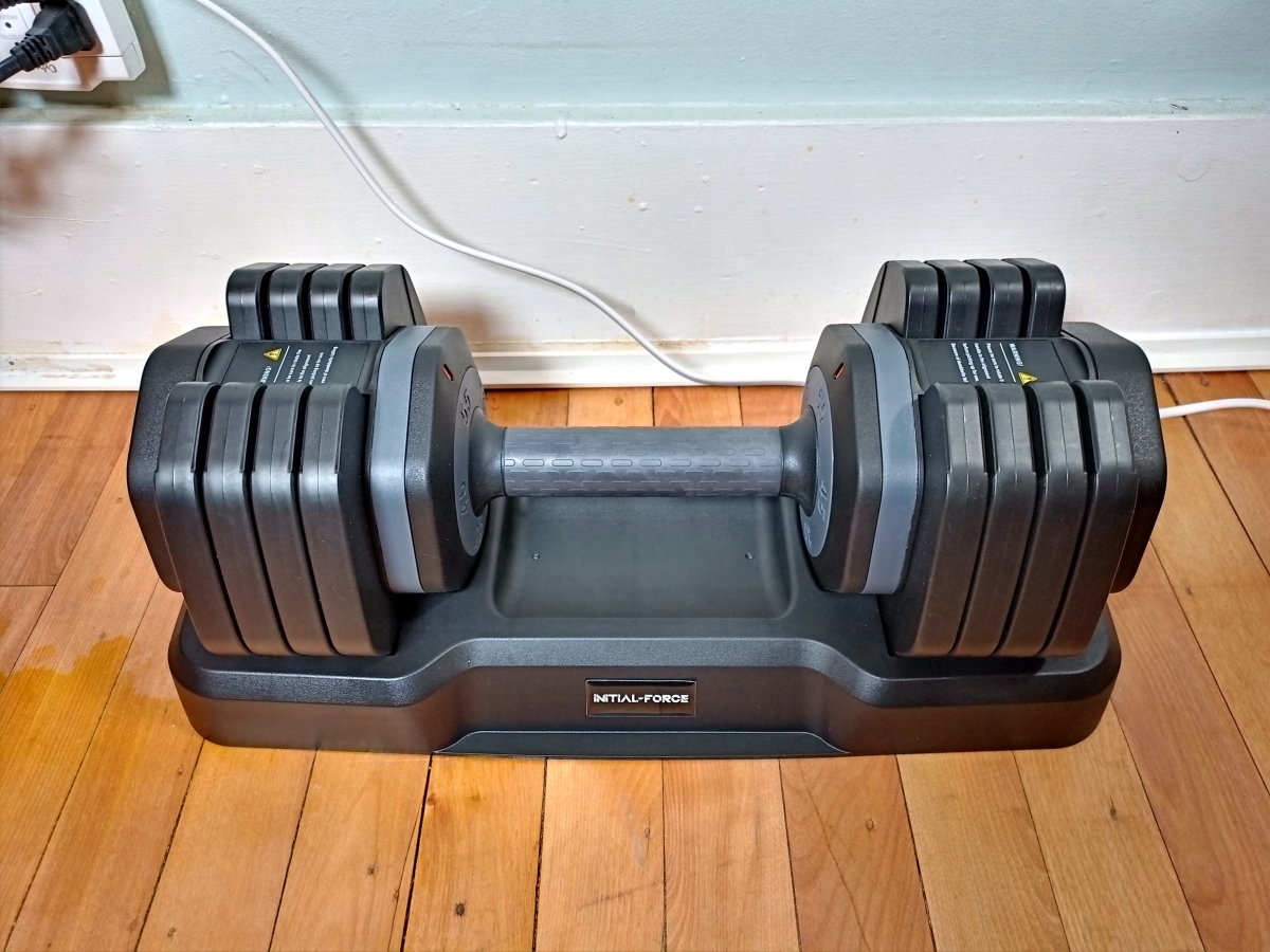  The Initial-Force Adjustable Dumbbell