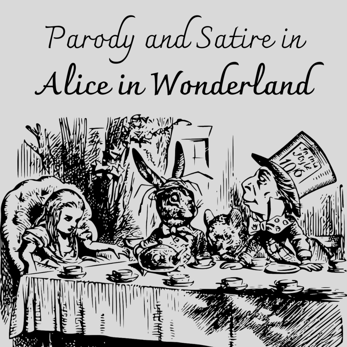 Parody, satire and puns are essential components of what makes the wonderland of Lewis Carroll's Alice books so magical and mystifying. 