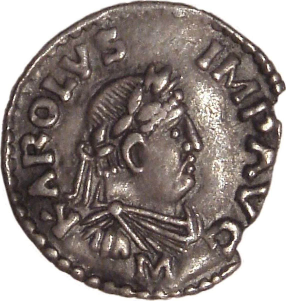A coin from Charlemagne's reign. Circa 812-814A.D. 