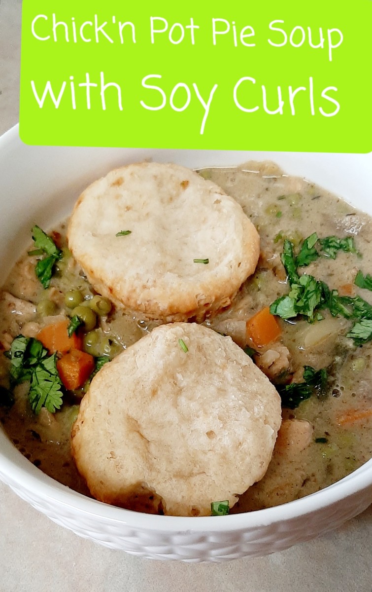 Such a yummy comfort soup is chick'n pot pie soup! Get the recipe from