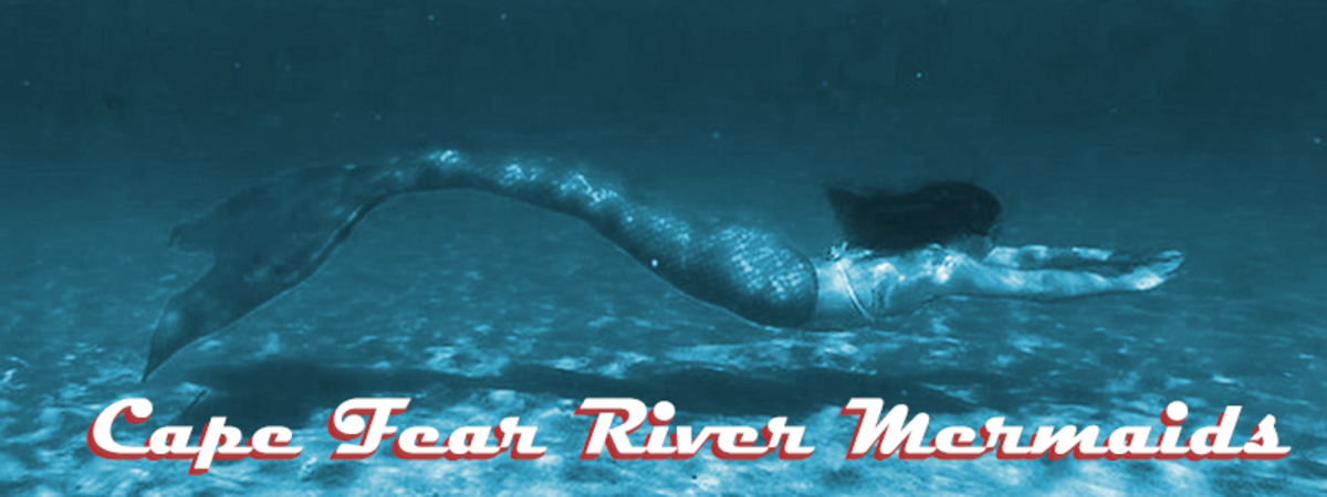With all the rivers and streams in North Carolina mermaids were sure to show up.
