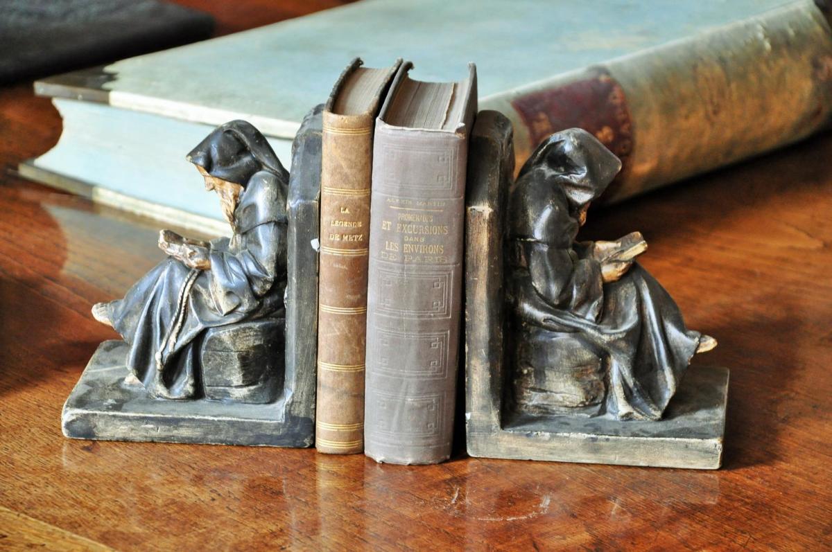 There may be other items you'll want to have. For example, bookends are a beautiful addition to your shelves!