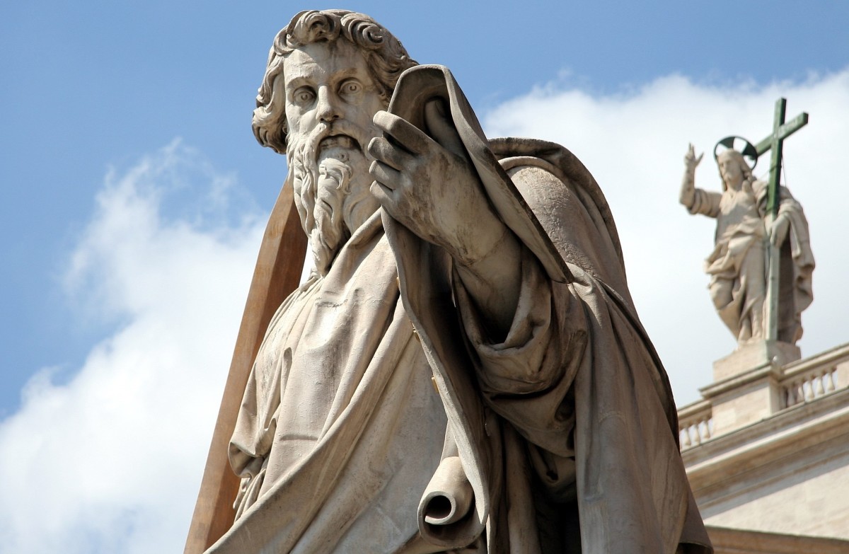 Hitler disagreed with Roman Catholicism and the teachings of St. Paul (pictured).