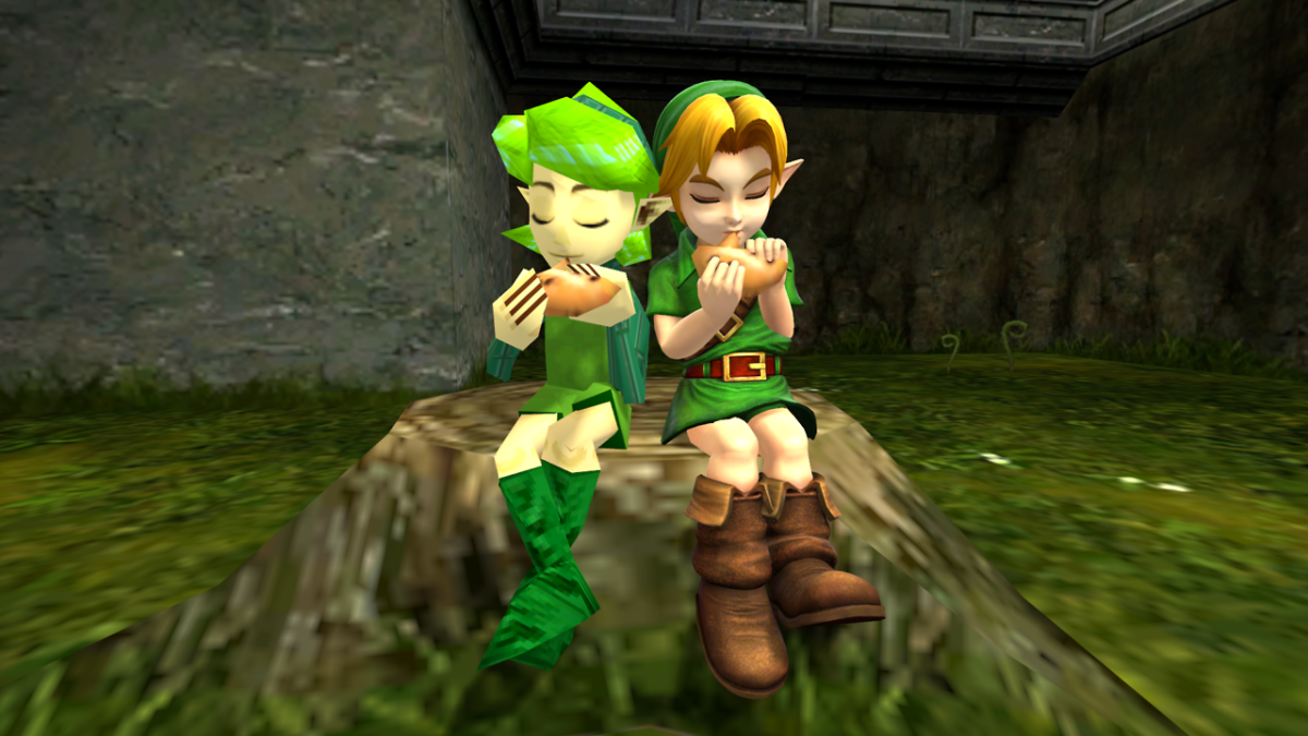 Saria and Young Link
