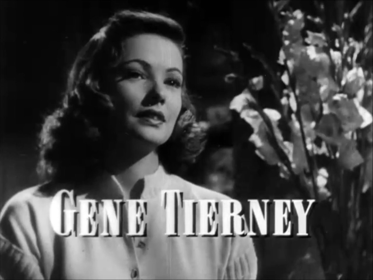 Gene Tierney, publicity trailer for the film "Laura."