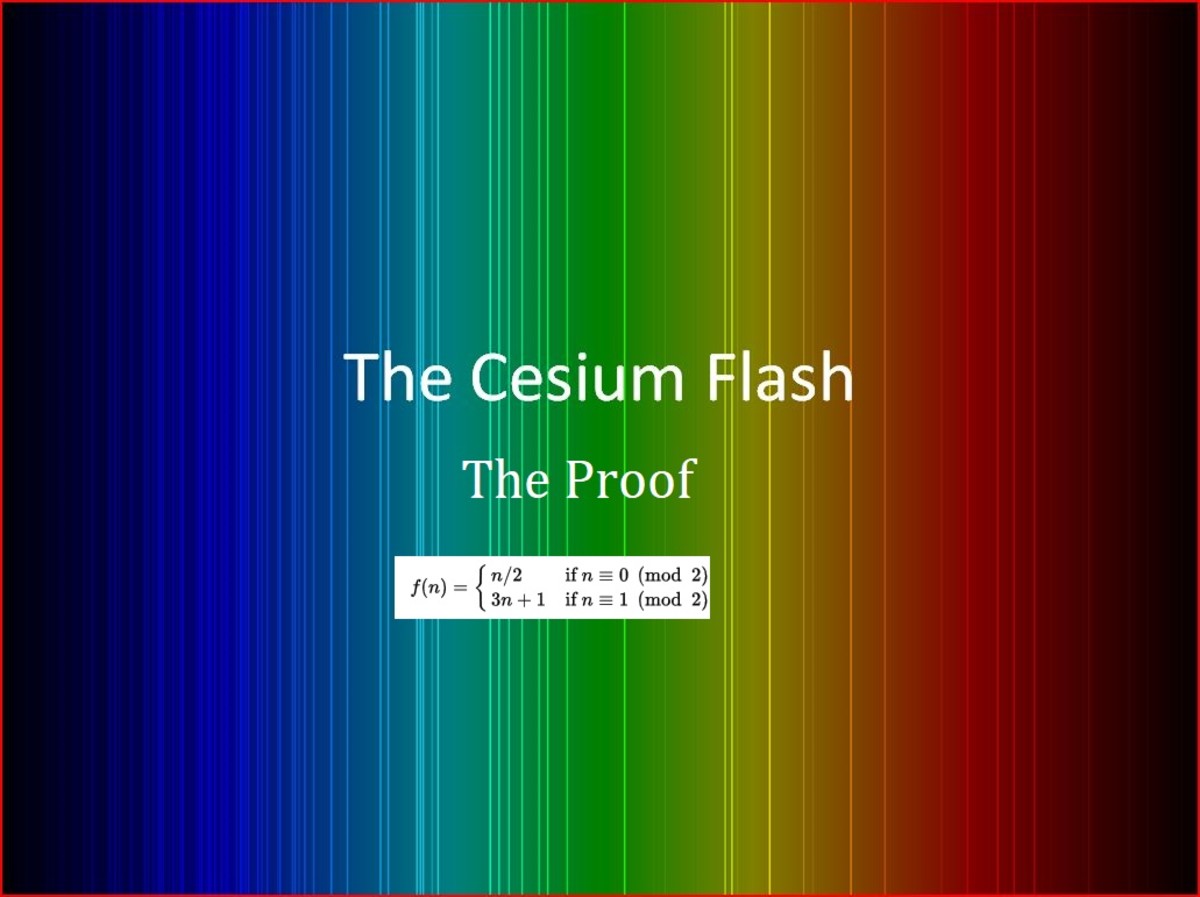 The Cesium Flash – the Proof