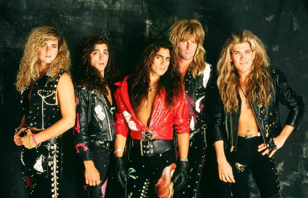 Pair-A-Dice, a band from Los Angeles seen here in 1988, was a typical hair metal glam band.
