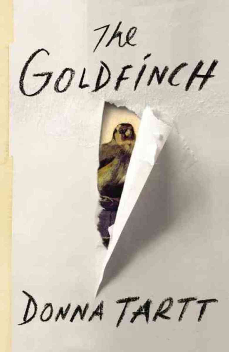 "The Goldfinch", the novel, by Donna Tartt, and winner of the 2014 Pulitzer Prize of Fiction.