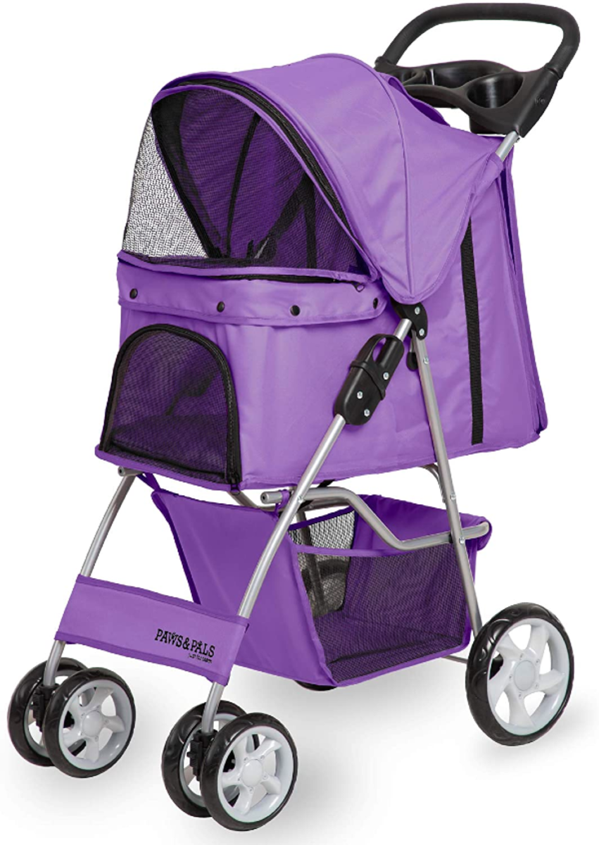 This stroller is great for cats and dogs. I want to get this one for Sammie.