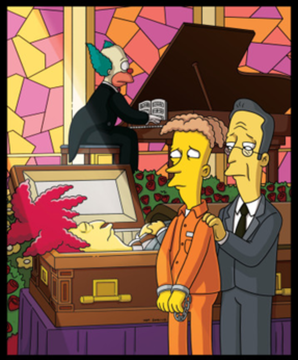 The Simpsons, "Funeral for a Friend"