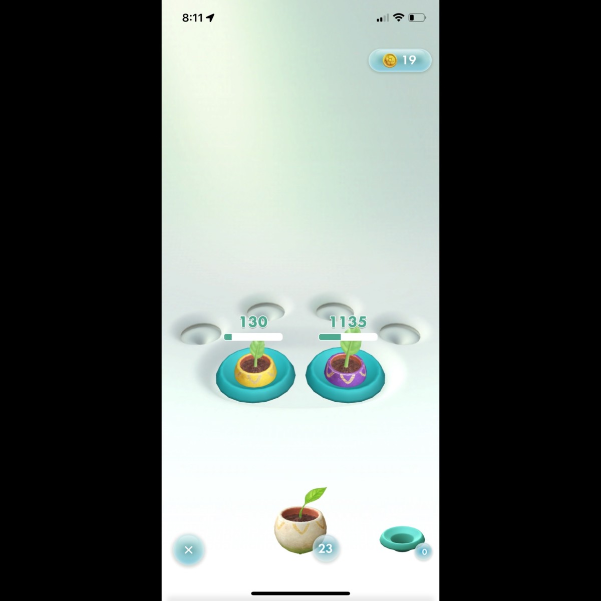 You grow your seedlings on this screen in the game. Once a seedling has grown, it turns into a Pikmin creature.