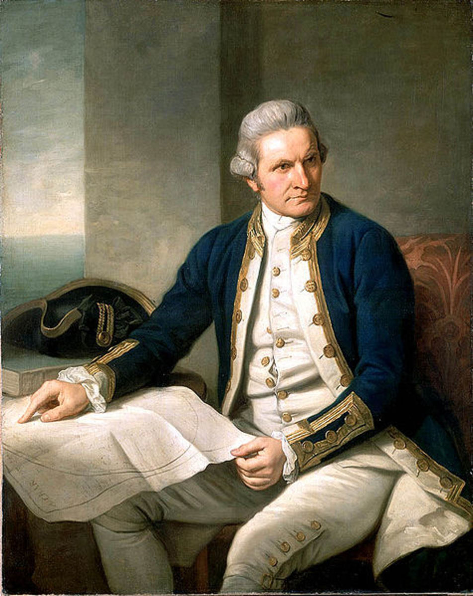 James Cook, portrait by Nathaniel Dance, c.1775, National Maritime Museum, Greenwich. source: Wikipedia