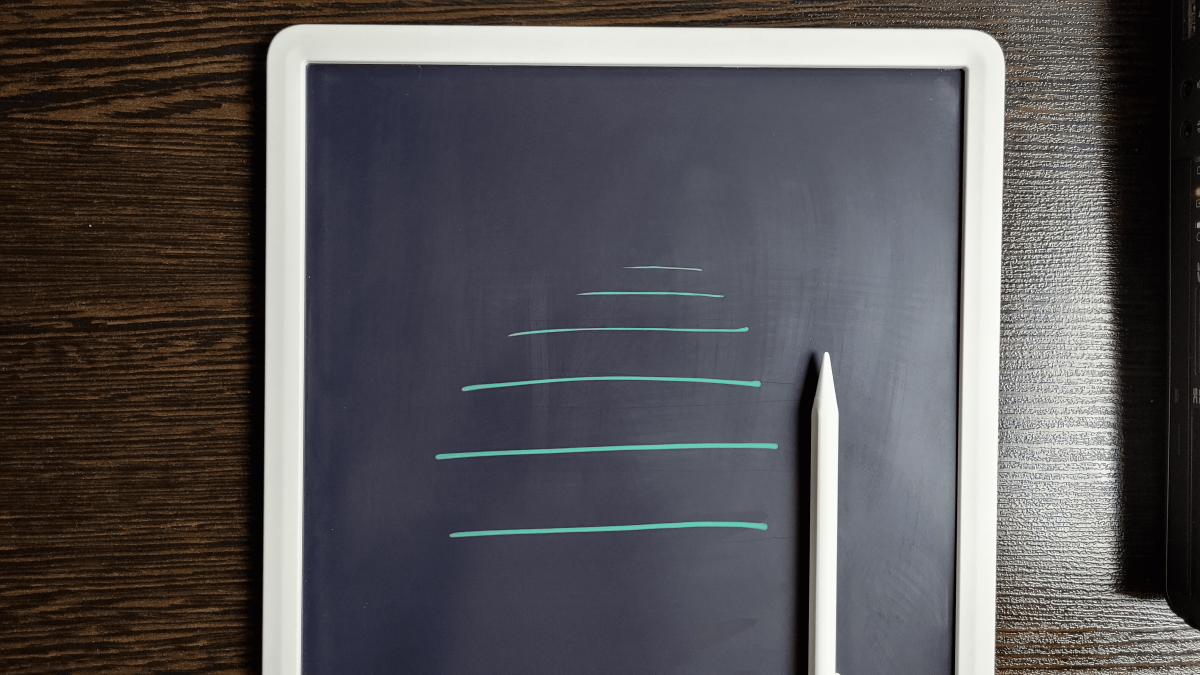 The thickest and thinnest line you can draw on Mi Writing Tablet