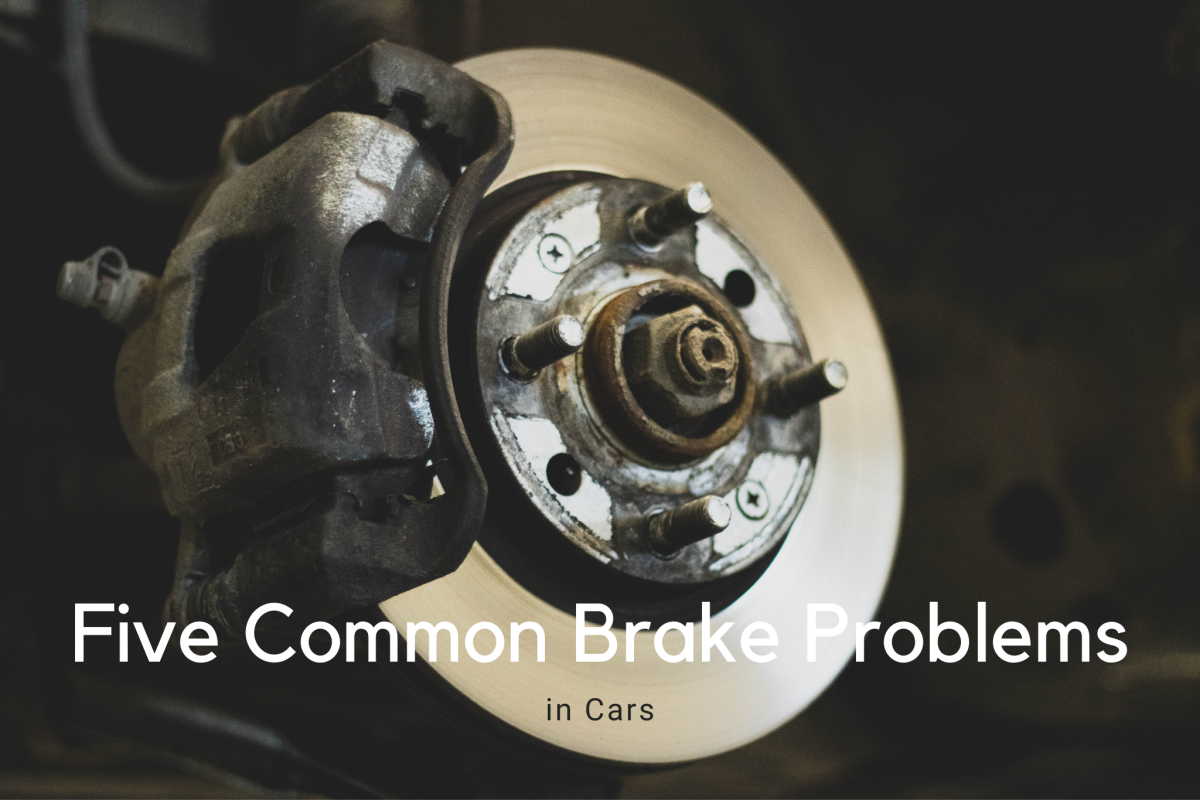 Here are five of the most common brake problems in cars. 