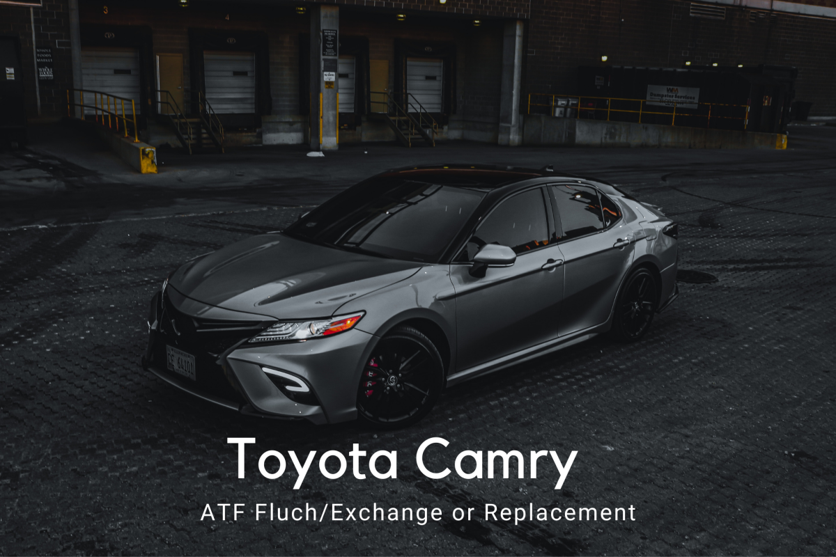 Draining and replacing your Toyota Camry's ATF.