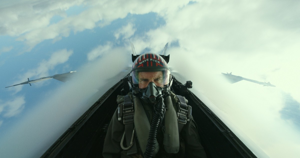 Tom Cruise as Captain Pete "Maverick" Mitchell in "Top Gun: Maverick."