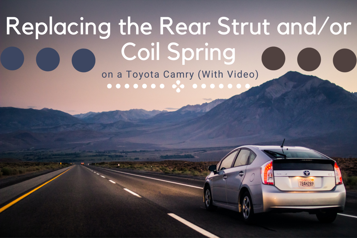 Read on to learn how to replace worn rear suspension struts and springs on your Toyota Camry.