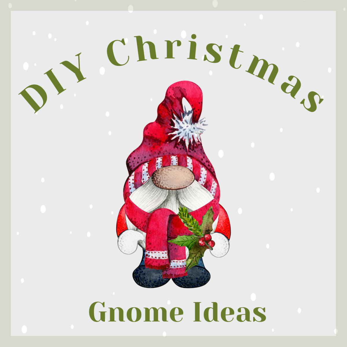 50+ Festive DIY Christmas Tree Gnomes That Work for a Grinch Theme