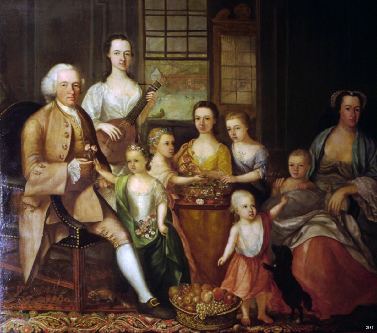 John Glassford and his family