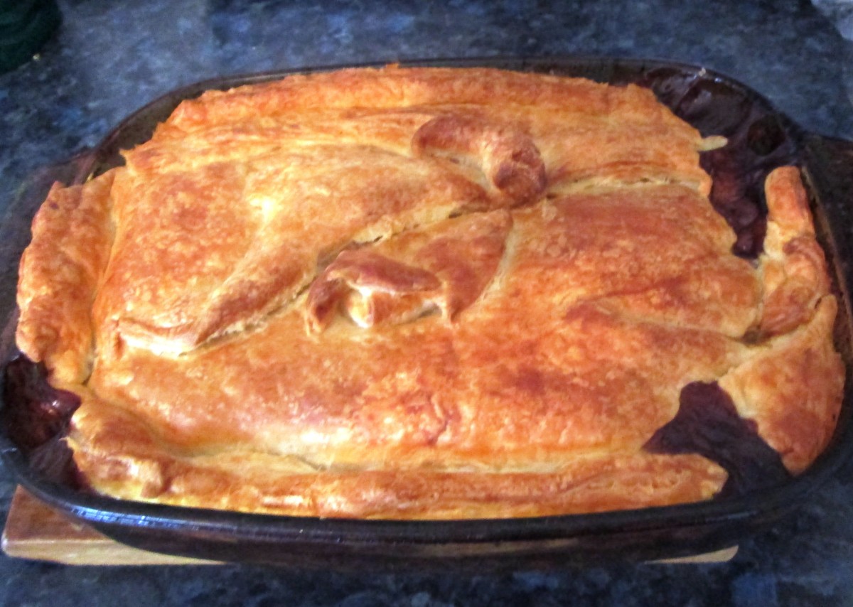 Recipe for steak and onion pie