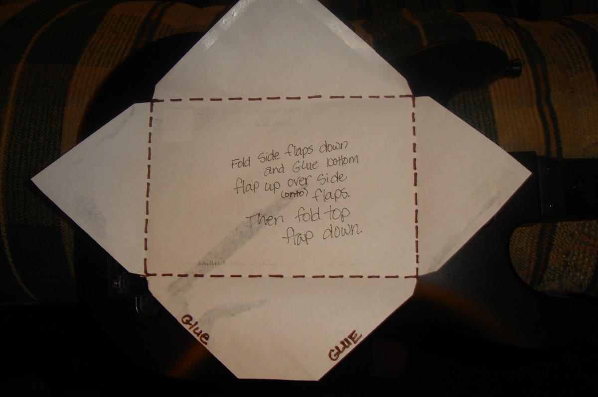 Illustration of envelope template