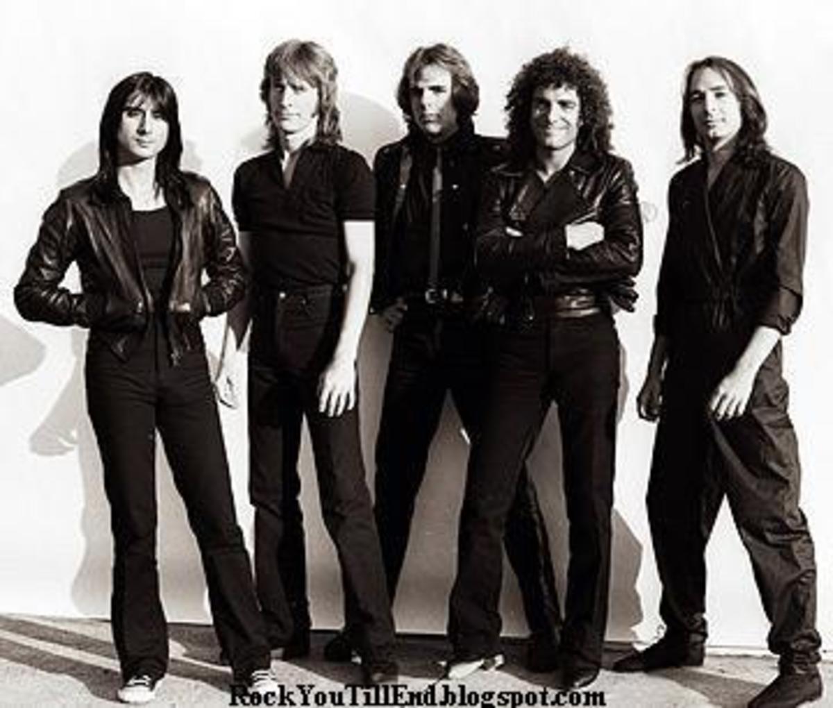 Journey (Steve Perry, Ross Valory, Jon Cain, Neal Schon and Steven Smith)