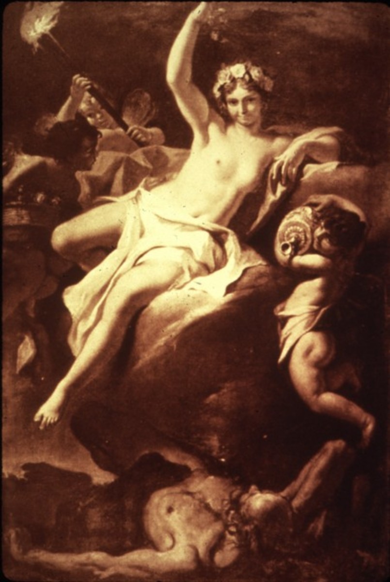 Eos was cursed by Aphrodite to forever be chasing men after sleeping with her lover, Ares. 