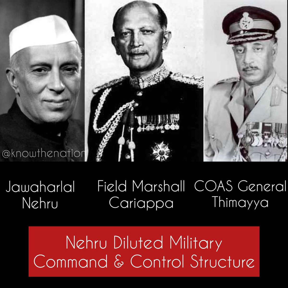 Nehru, General Thimayya and Tumultuous Events of 1959